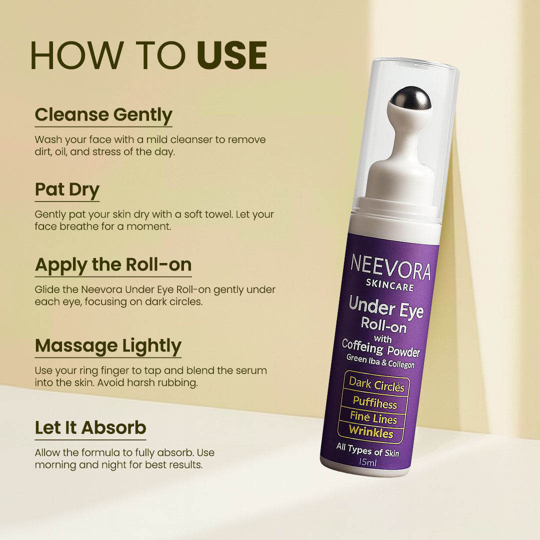 NEEVORA Skincare Under Eye Roll-on