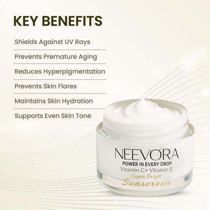 NEEVÓRA Super Bright Sunscreen