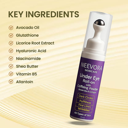 NEEVORA Skincare Under Eye Roll-on