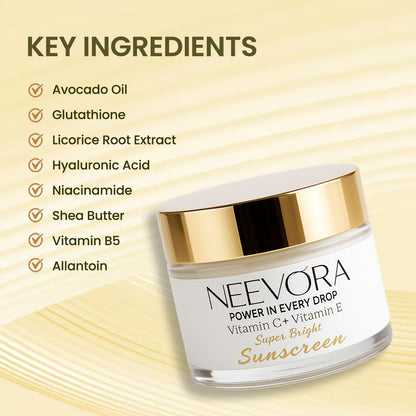 NEEVÓRA Super Bright Sunscreen